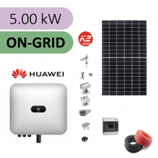 Sistem fotovoltaic ON-GRID, invertor 5 kW, trifazat